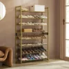 8-Tier Shoe Rack,Stackable Shoe Shelf